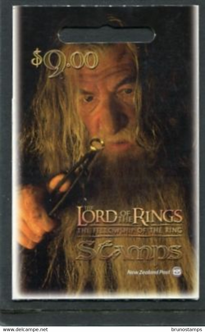 NEW ZEALAND - 2001  $ 9.00  BOOKLET  LORD OF THE RINGS  MINT NH SG SB110 - Carnets