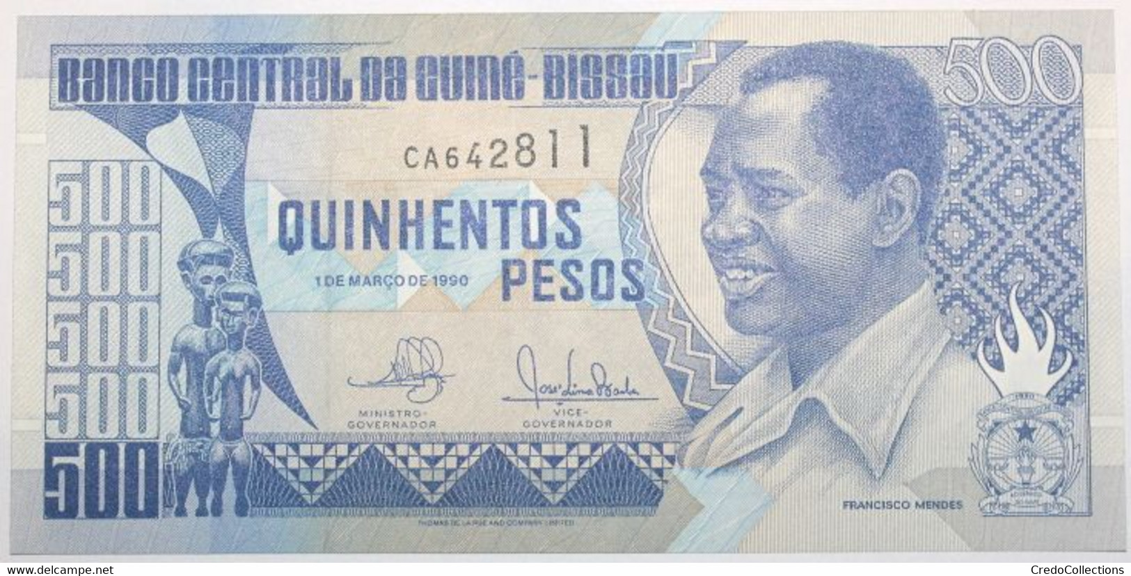 Guinée-Bissau - 500 Pesos - 1990 - PICK 12 - NEUF - Guinea–Bissau