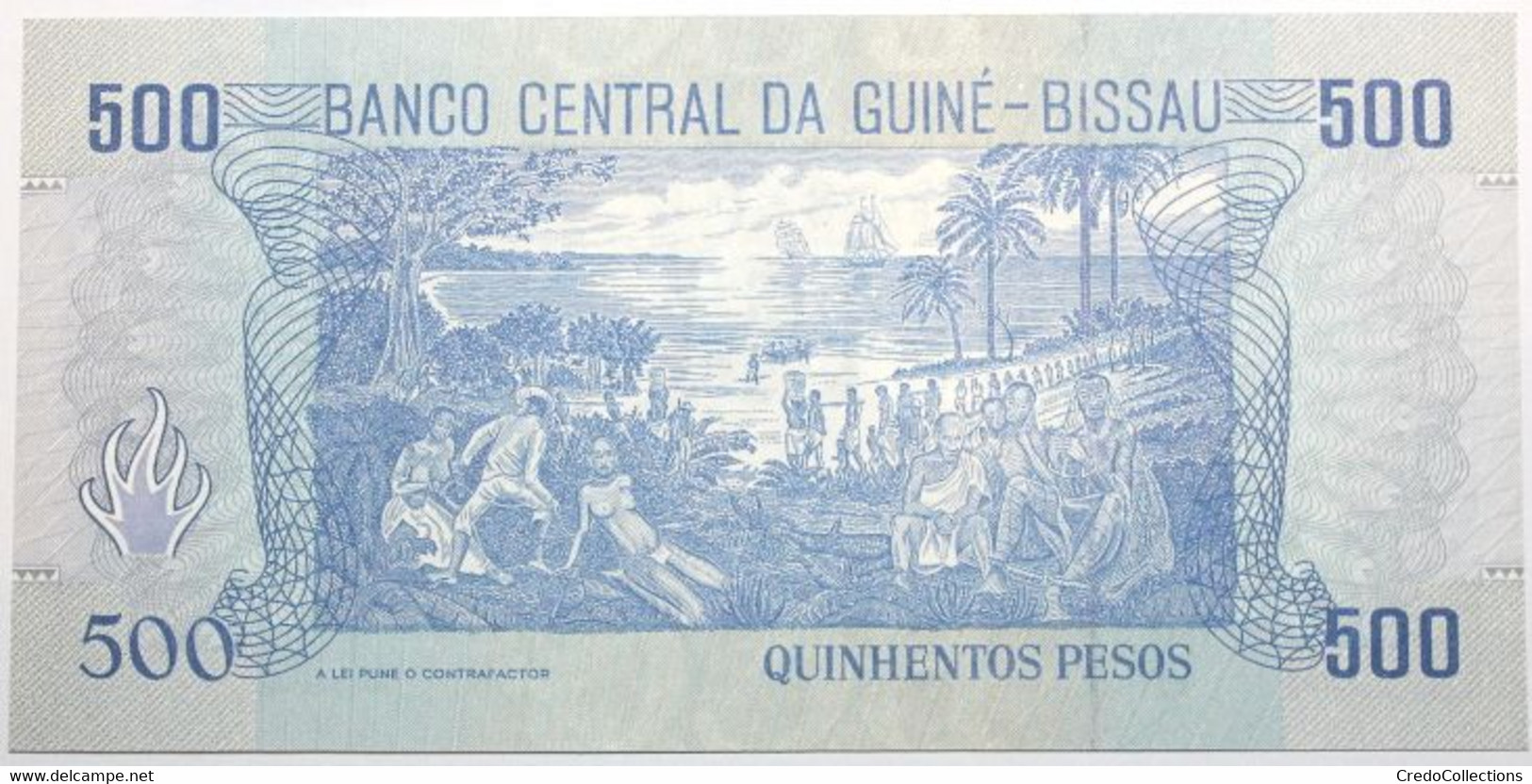 Guinée-Bissau - 500 Pesos - 1990 - PICK 12 - NEUF - Guinee-Bissau