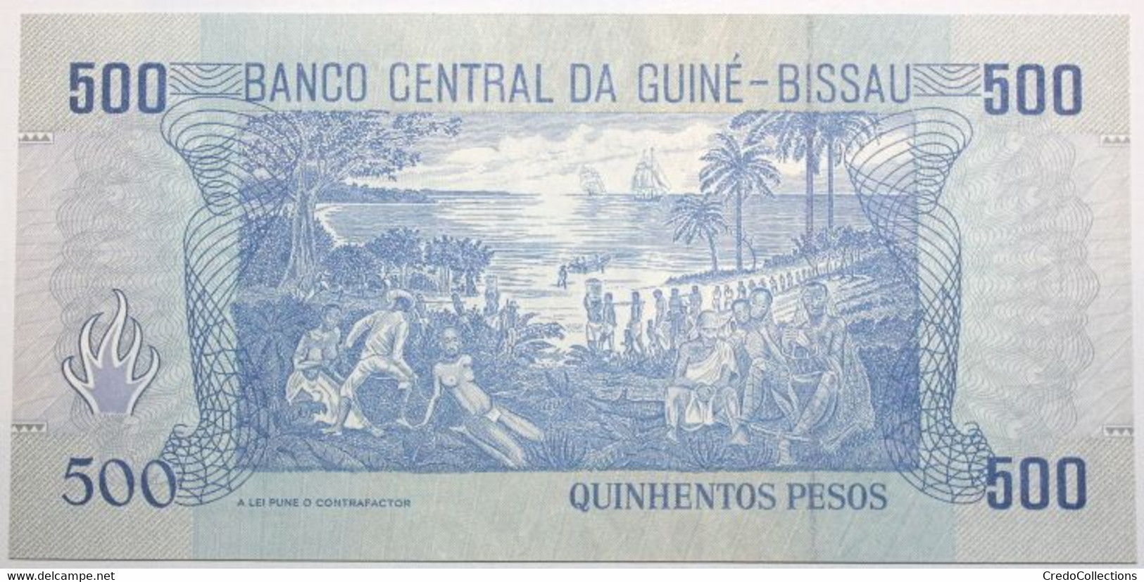Guinée-Bissau - 500 Pesos - 1990 - PICK 12 - NEUF - Guinea-Bissau