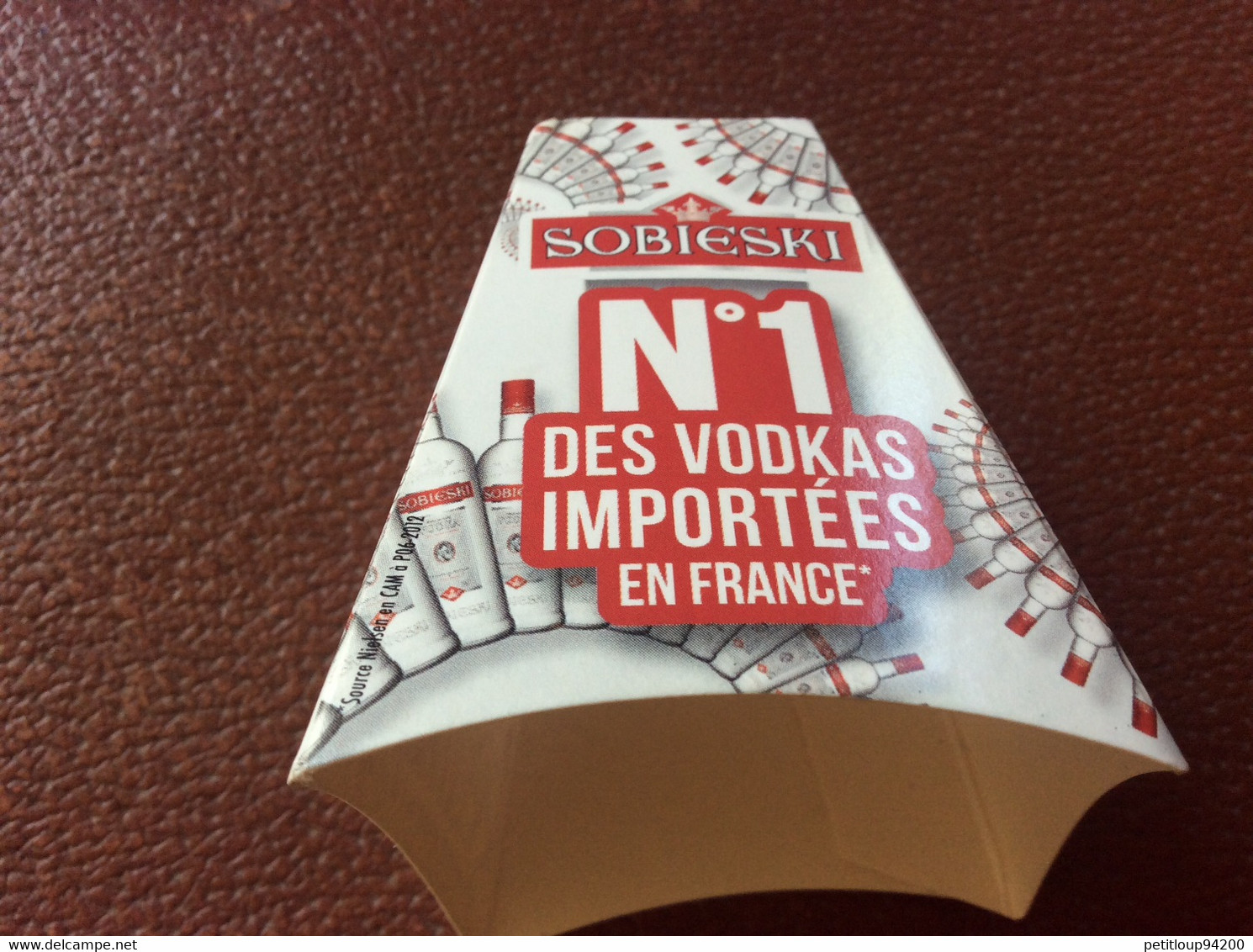COLLERETTE PUBLICITAIRE DE BOUTEILLE  Vodka Sobieski - Other & Unclassified