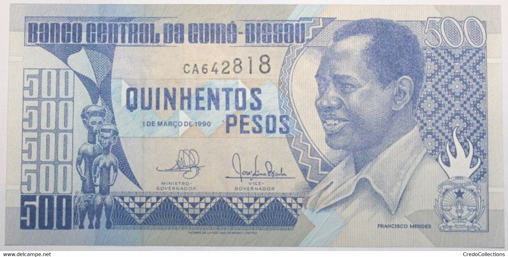 Guinée-Bissau - 500 Pesos - 1990 - PICK 12 - NEUF - Guinea–Bissau