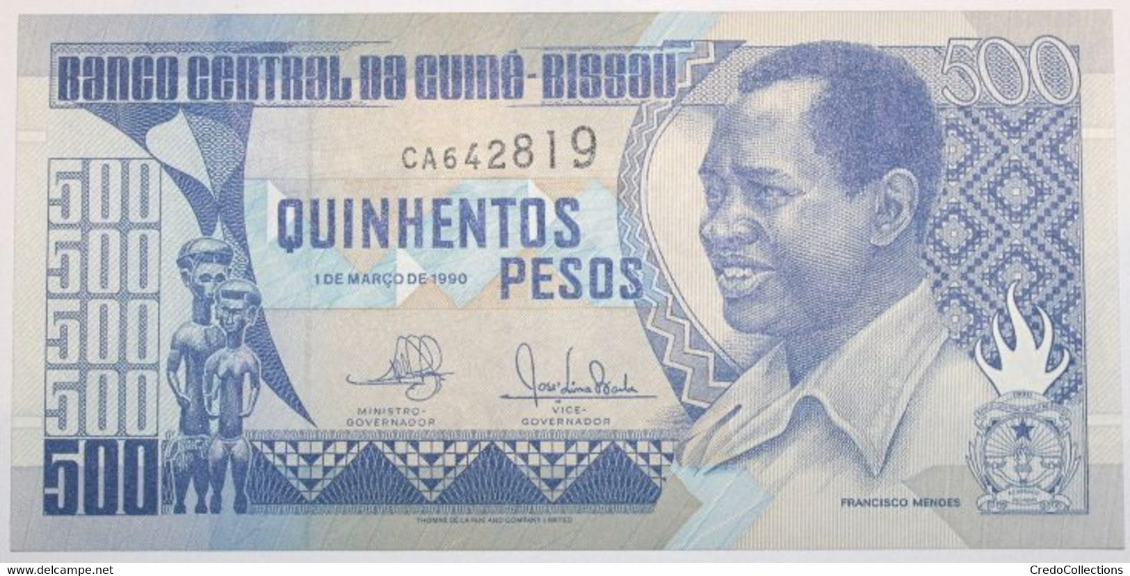 Guinée-Bissau - 500 Pesos - 1990 - PICK 12 - NEUF - Guinea-Bissau