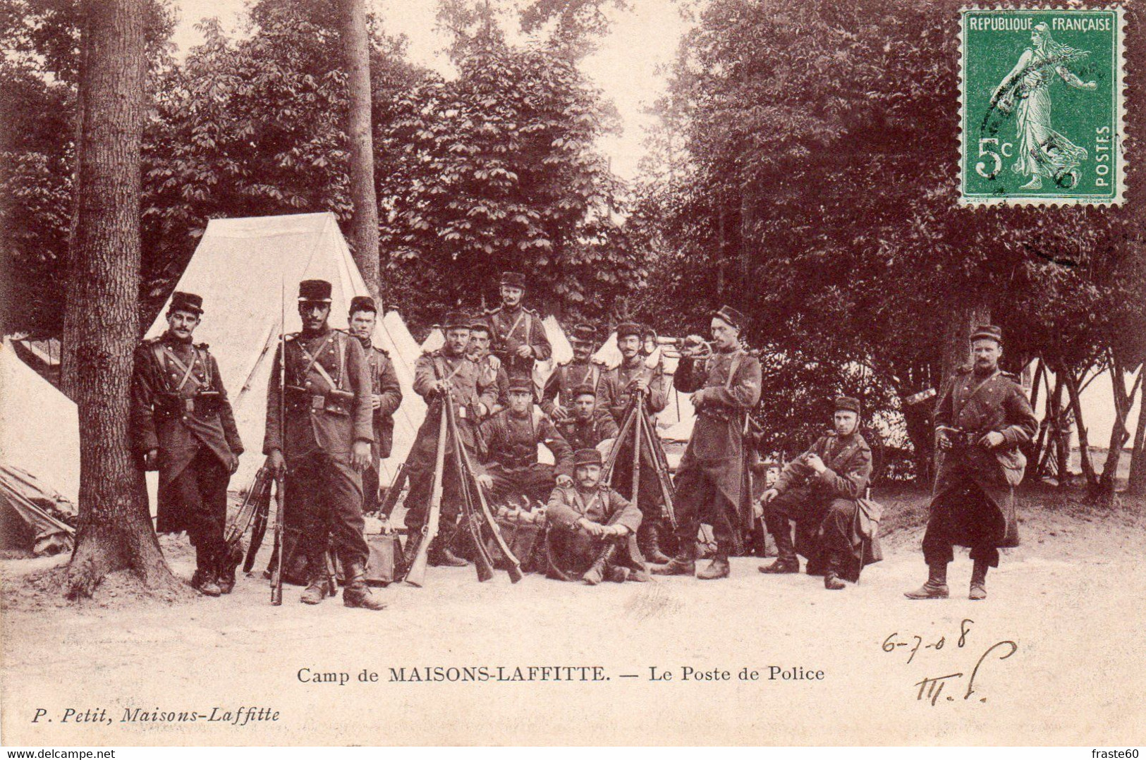 Camp De Maisons Laffitte - Le Poste De Police - Maisons-Laffitte