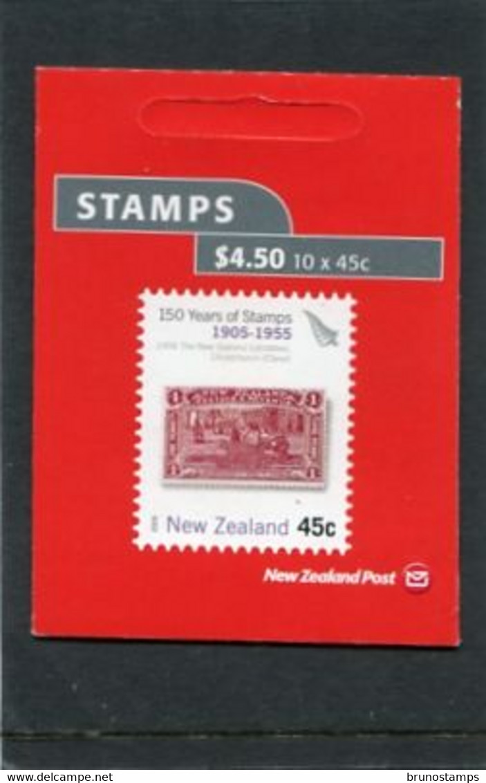 NEW ZEALAND - 2005  $ 4.50  BOOKLET  STAMP ANNIVERSARY  MINT NH SG SB128 - Carnets