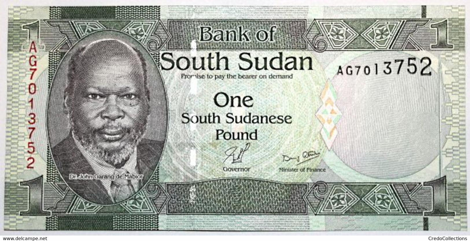 Soudan Du Sud - 1 Pound - 2011 - PICK 5 - NEUF - Soudan Du Sud