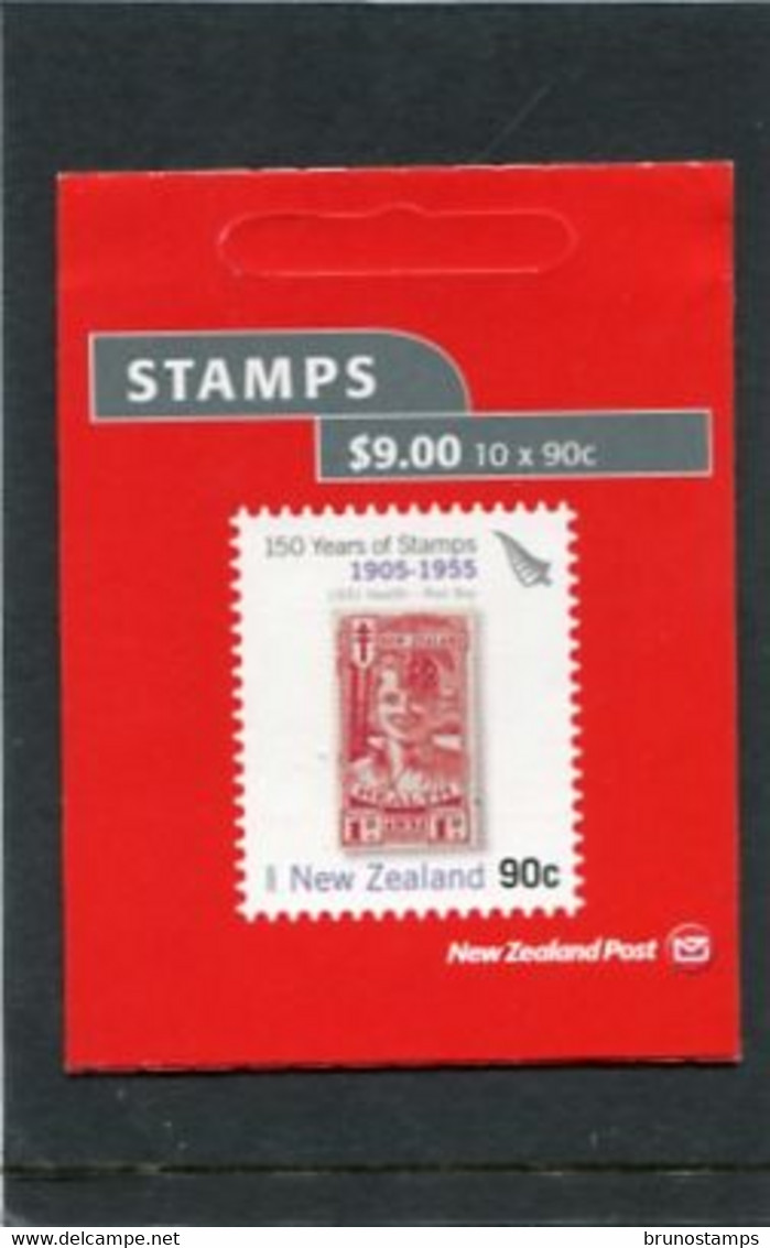 NEW ZEALAND - 2005  $ 9.00  BOOKLET  STAMP ANNIVERSARY  MINT NH SG SB129 - Carnets