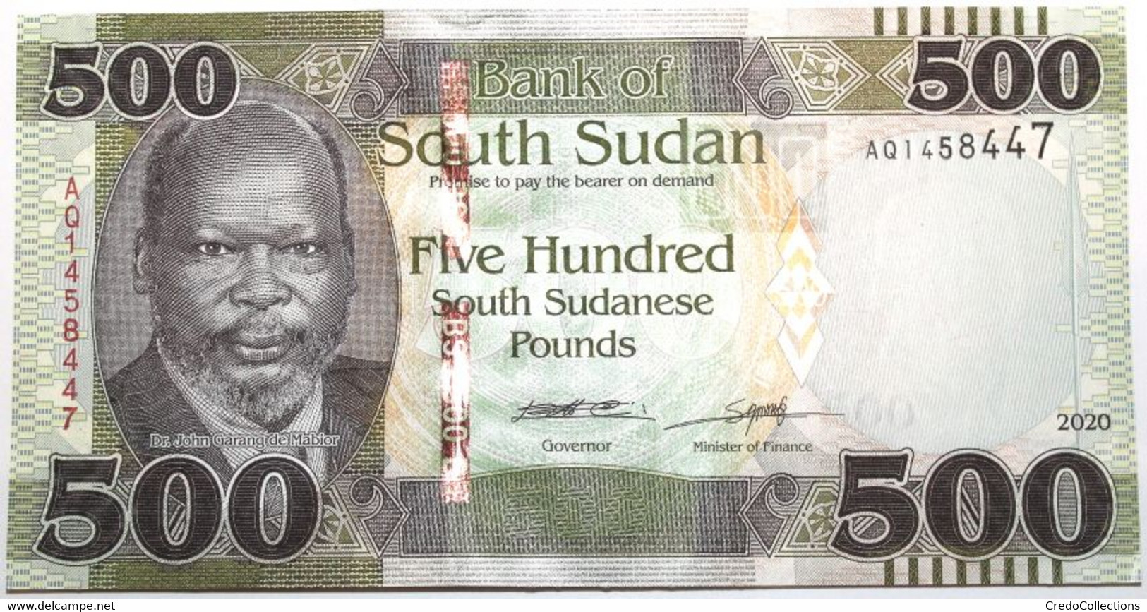 Soudan Du Sud - 500 Pounds - 2020 - PICK 16b - NEUF - South Sudan