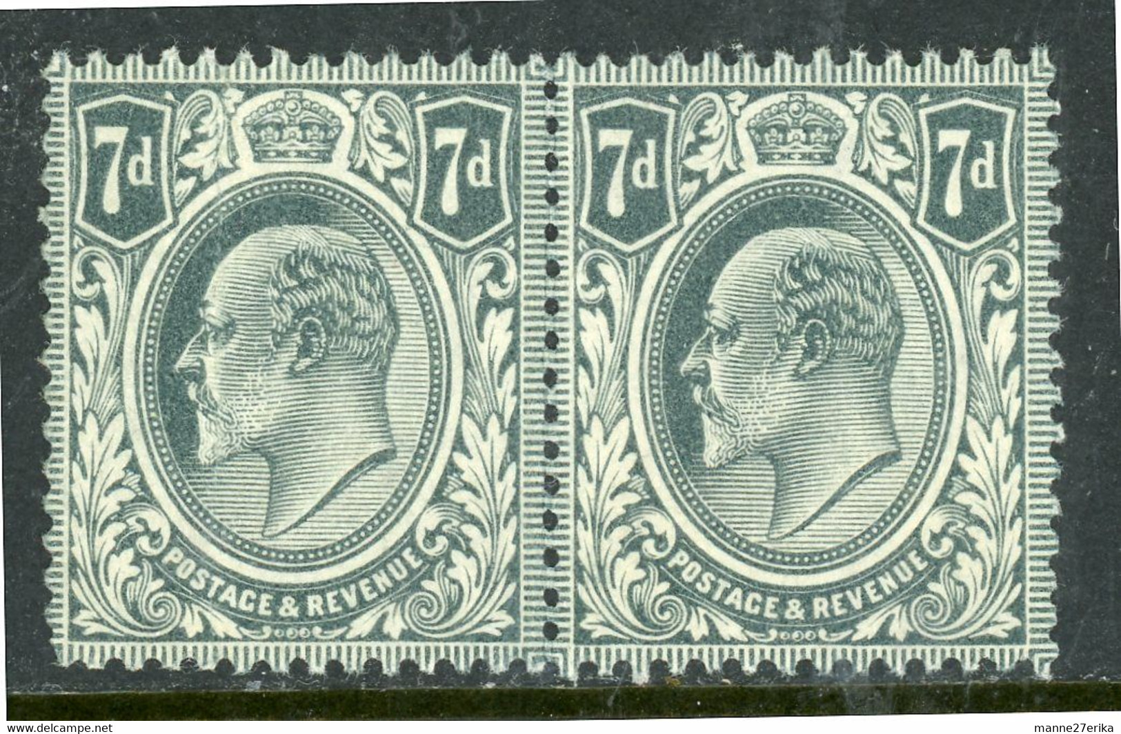 -GB-1909-"King Edward VII" (Seven Pence) MNH (**) - Unused Stamps