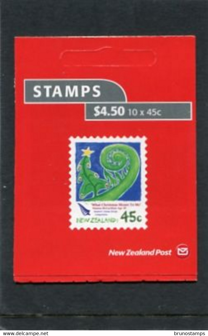 NEW ZEALAND - 2006  $ 4.50  BOOKLET  CHRISTMAS  MINT NH - Postzegelboekjes