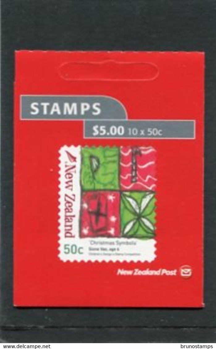 NEW ZEALAND - 2007  $ 5.00  BOOKLET  CHRISTMAS  MINT NH - Carnets