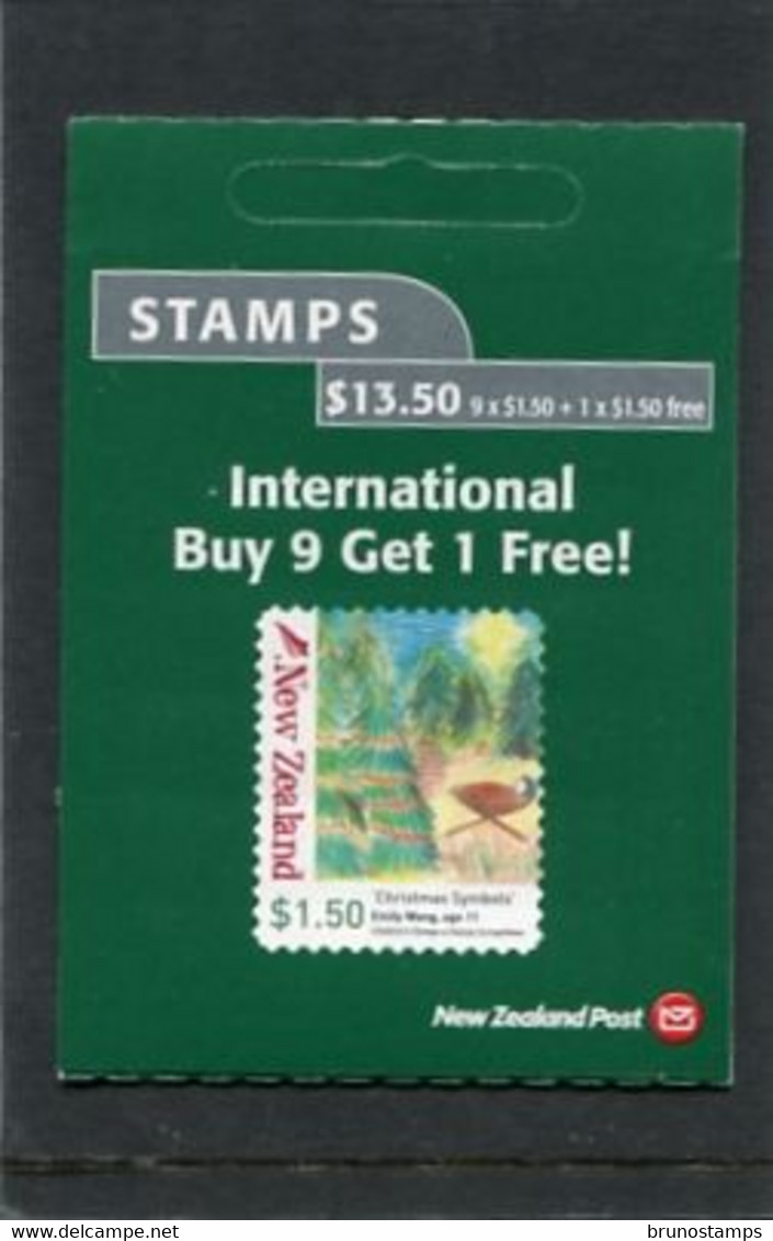 NEW ZEALAND - 2007  $ 13.50  BOOKLET  CHRISTMAS  MINT NH - Postzegelboekjes
