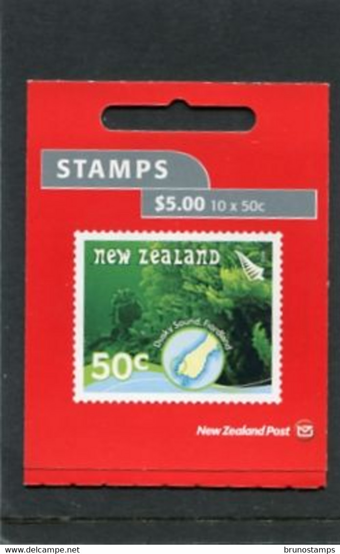 NEW ZEALAND - 2008  $ 5.00  BOOKLET  DUSKY SOUND  MINT NH - Postzegelboekjes