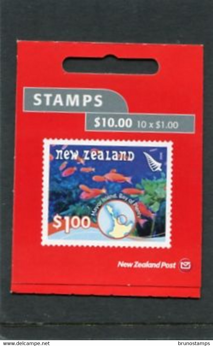 NEW ZEALAND - 2008  $ 10.00  BOOKLET  MAYOR ISLAND  MINT NH - Carnets