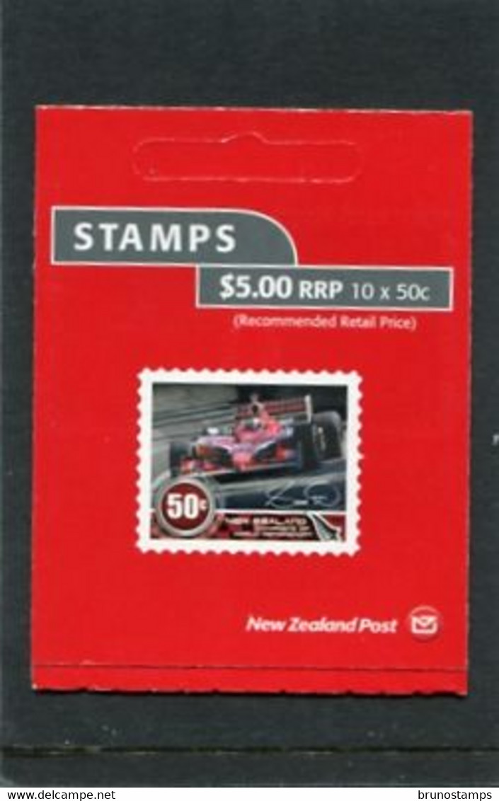 NEW ZEALAND - 2009  $ 5.00  BOOKLET  CHAMPIONS OF SPORT  MINT NH - Postzegelboekjes