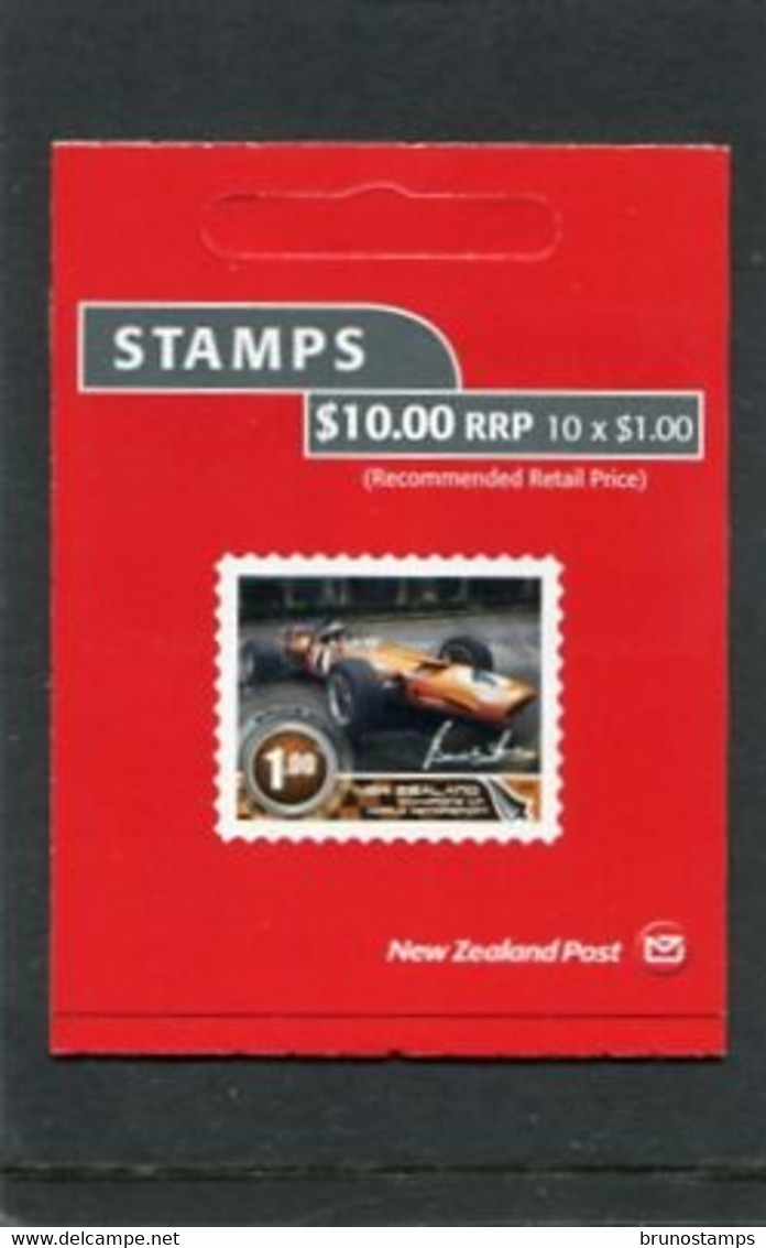 NEW ZEALAND - 2009  $ 10.00  BOOKLET  CHAMPIONS OF SPORT  MINT NH - Postzegelboekjes