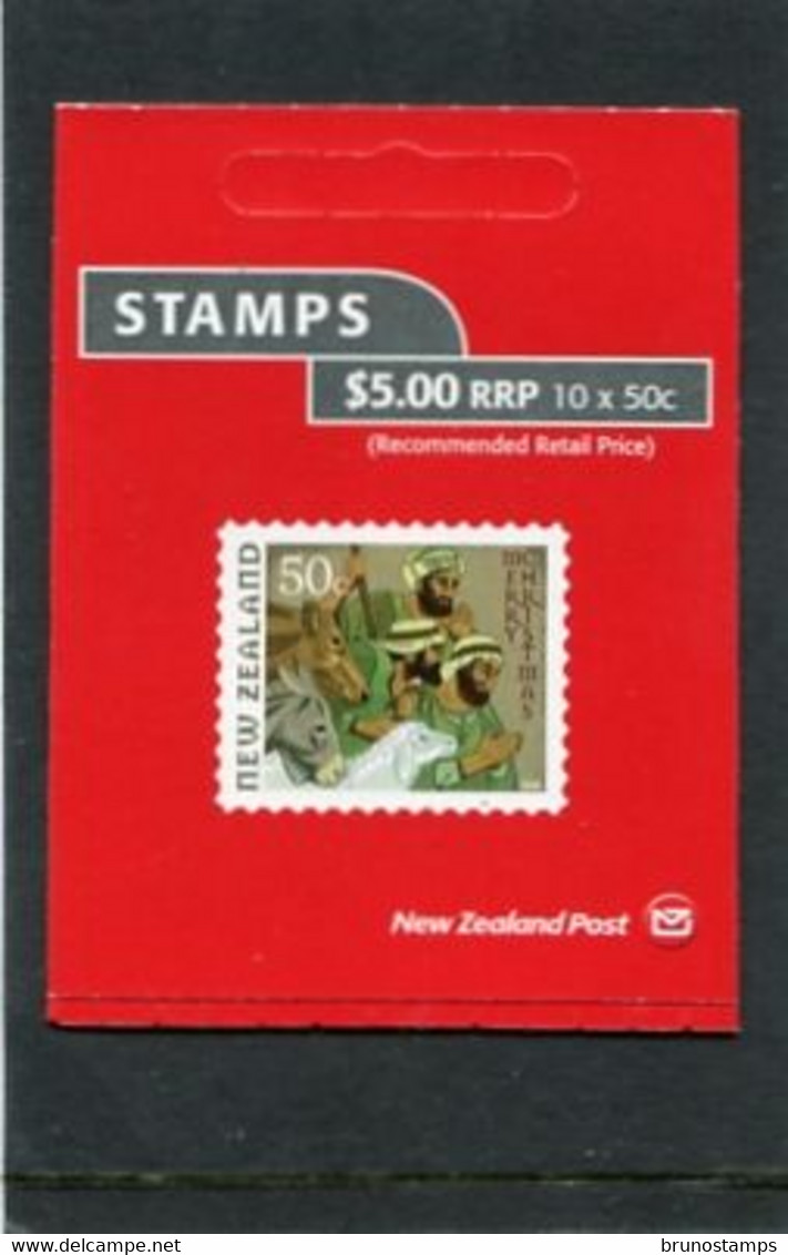 NEW ZEALAND - 2009  $ 5.00  BOOKLET  CHRISTMAS  MINT NH - Booklets