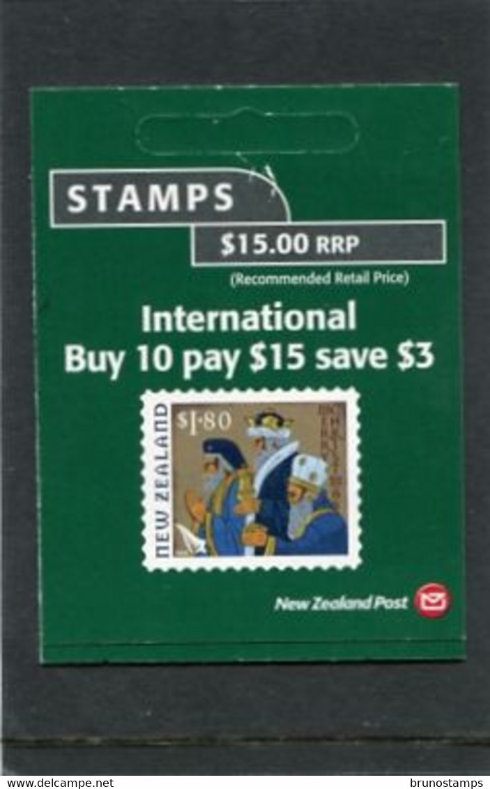 NEW ZEALAND - 2009  $ 15.00  BOOKLET  CHRISTMAS  MINT NH - Booklets