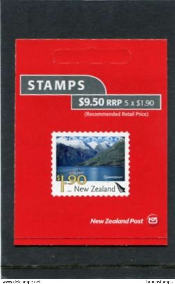 NEW ZEALAND - 2010  $ 9.50  BOOKLET  LANDSCAPES  MINT NH - Booklets