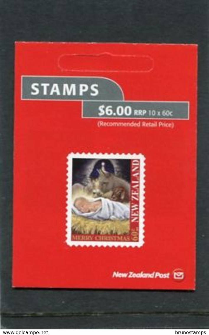 NEW ZEALAND - 2011  $ 6.00  BOOKLET  CHRISTMAS  MINT NH - Booklets