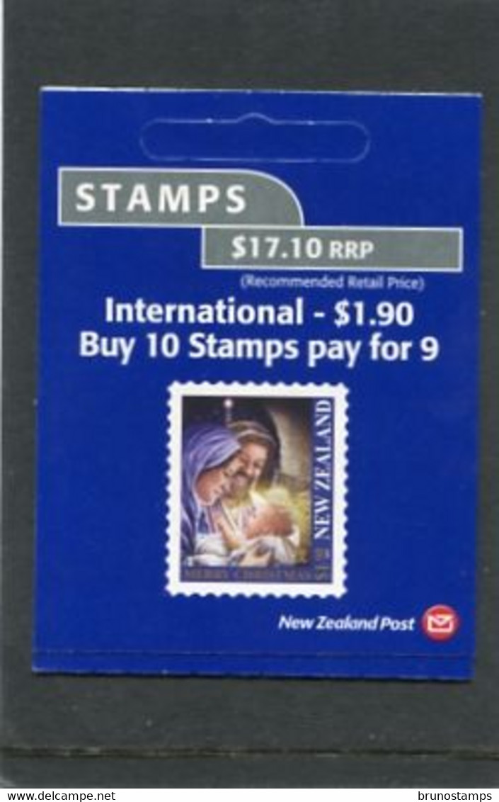 NEW ZEALAND - 2011  $ 17.10  BOOKLET  CHRISTMAS  MINT NH - Postzegelboekjes