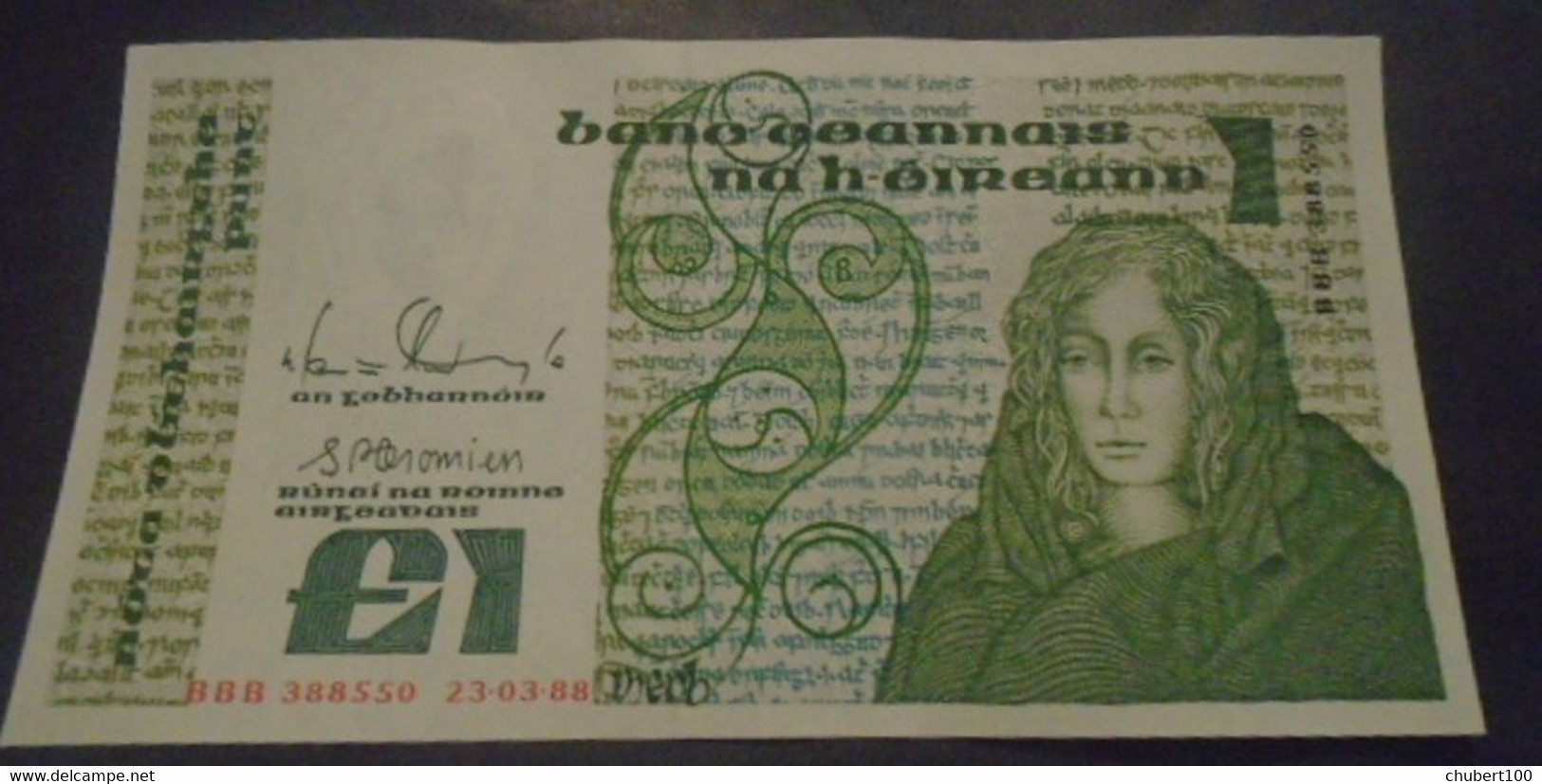 IRELAND , P 70dr, 1 Pound , 1988 ,  UNC  Neuf , REPLACEMENT - Irland
