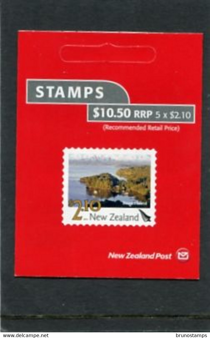 NEW ZEALAND - 2012  $ 10.50  BOOKLET  LANDSCAPES  MINT NH - Cuadernillos