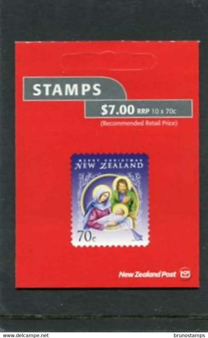 NEW ZEALAND - 2012  $ 7.00  BOOKLET  CHRISTMAS  MINT NH - Markenheftchen