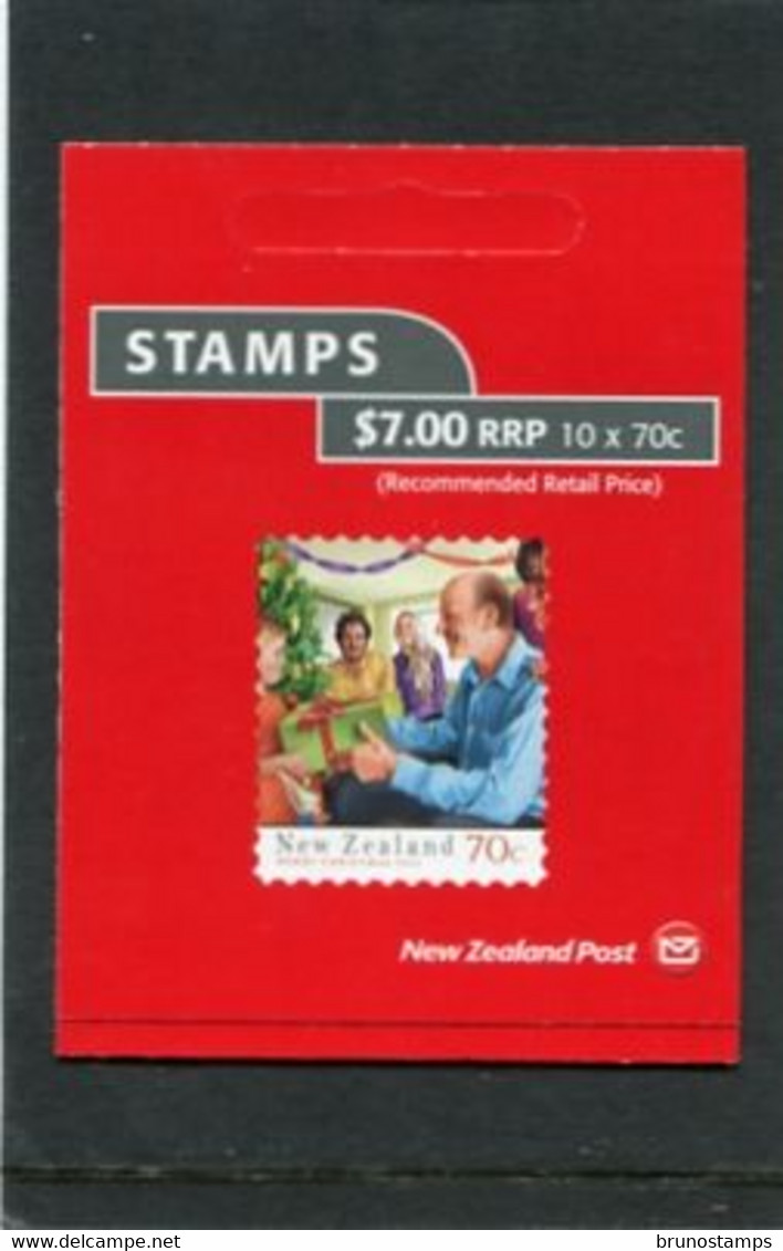 NEW ZEALAND - 2013  $ 7.00  BOOKLET  CHRISTMAS  MINT NH - Postzegelboekjes
