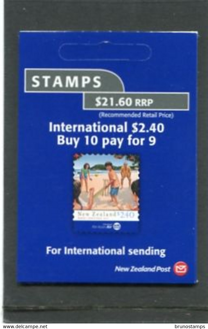 NEW ZEALAND - 2013  $ 21.60  BOOKLET  CHRISTMAS  MINT NH - Postzegelboekjes