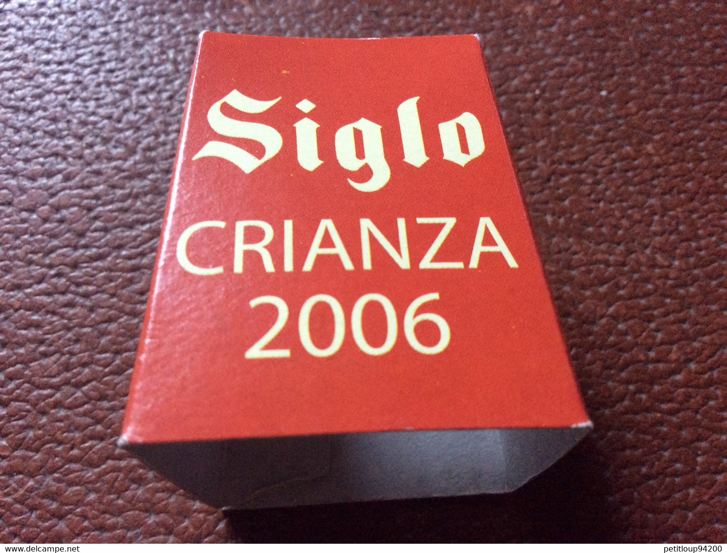 COLLERETTE PUBLICITAIRE DE BOUTEILLE  Siglo Crianza 2006 - Autres & Non Classés