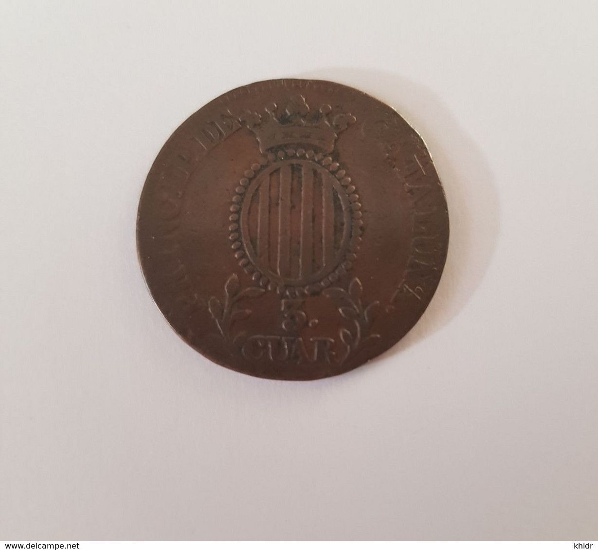 3 Cuartos , Isabelle II , 1836 - Monnaies Provinciales