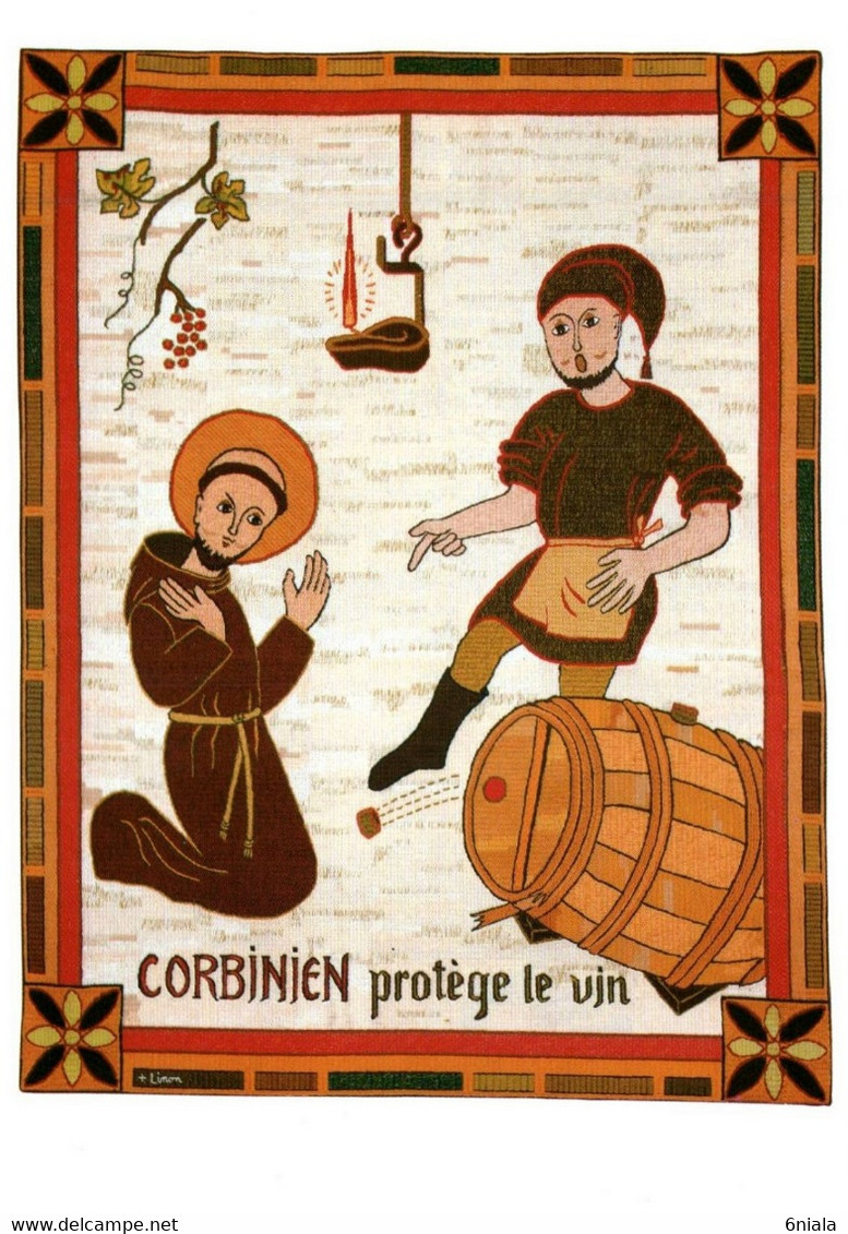 EVRY  Tapisserie Exposée à La Cathédrale " Saint CORBINIEN Protège Le Vin  "  91 Essonne  11341 - Evry