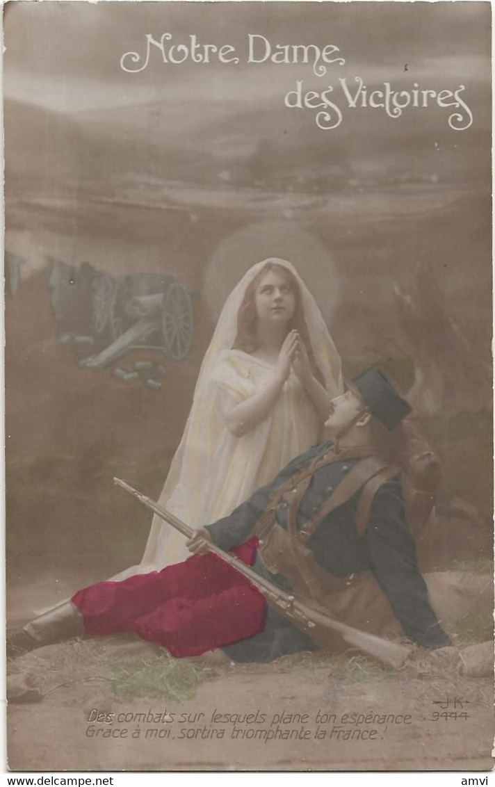 22-7-1886 Guerre 1914 1918 Notre Dame Des Victoires - Patriottisch
