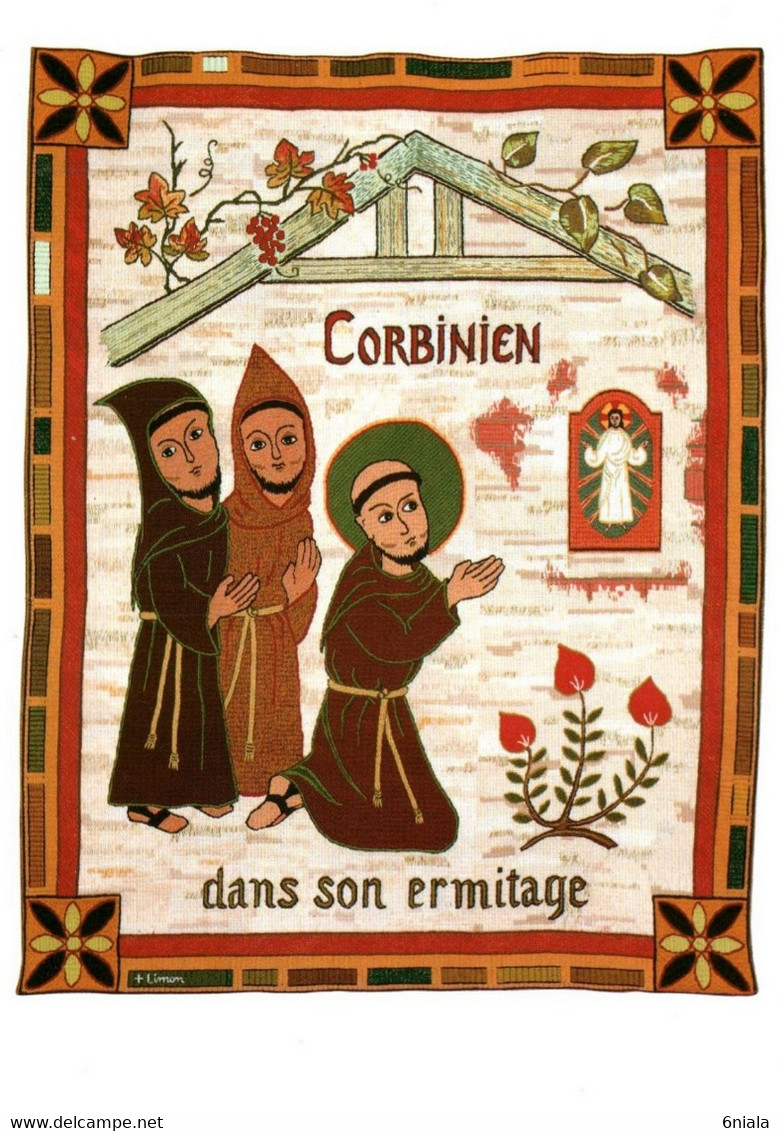 EVRY  Tapisserie Exposée à La Cathédrale "  Saint CORBINIEN  Dans Son Ermitage     "  91 Essonne 11344 - Evry