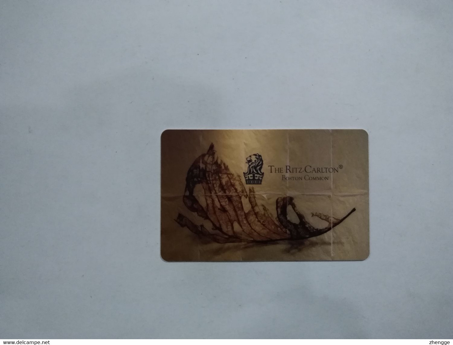 USA Hotel Key,The Ritz-Carlton Boston Common, (1pcs) - Hotelkarten