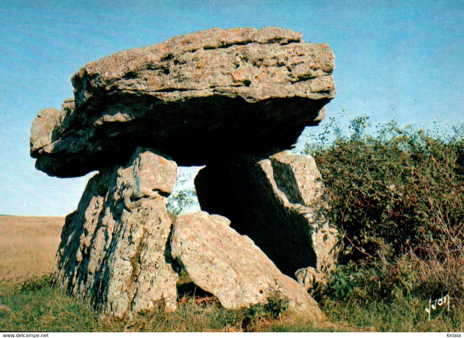 SAINT AFRIQUE   Le Dolmen De Tiergues      (recto-verso) 12 Aveyron - Saint Affrique