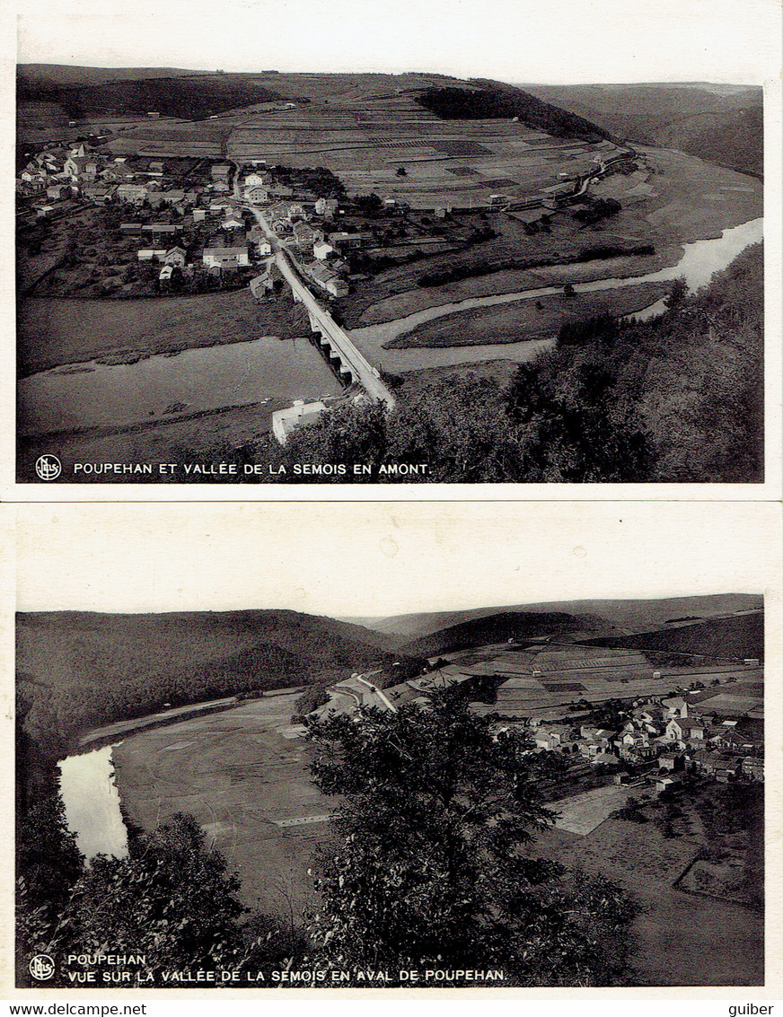 Poupehan Vallée De La Semois 2 CARTES Bromurite - Bouillon