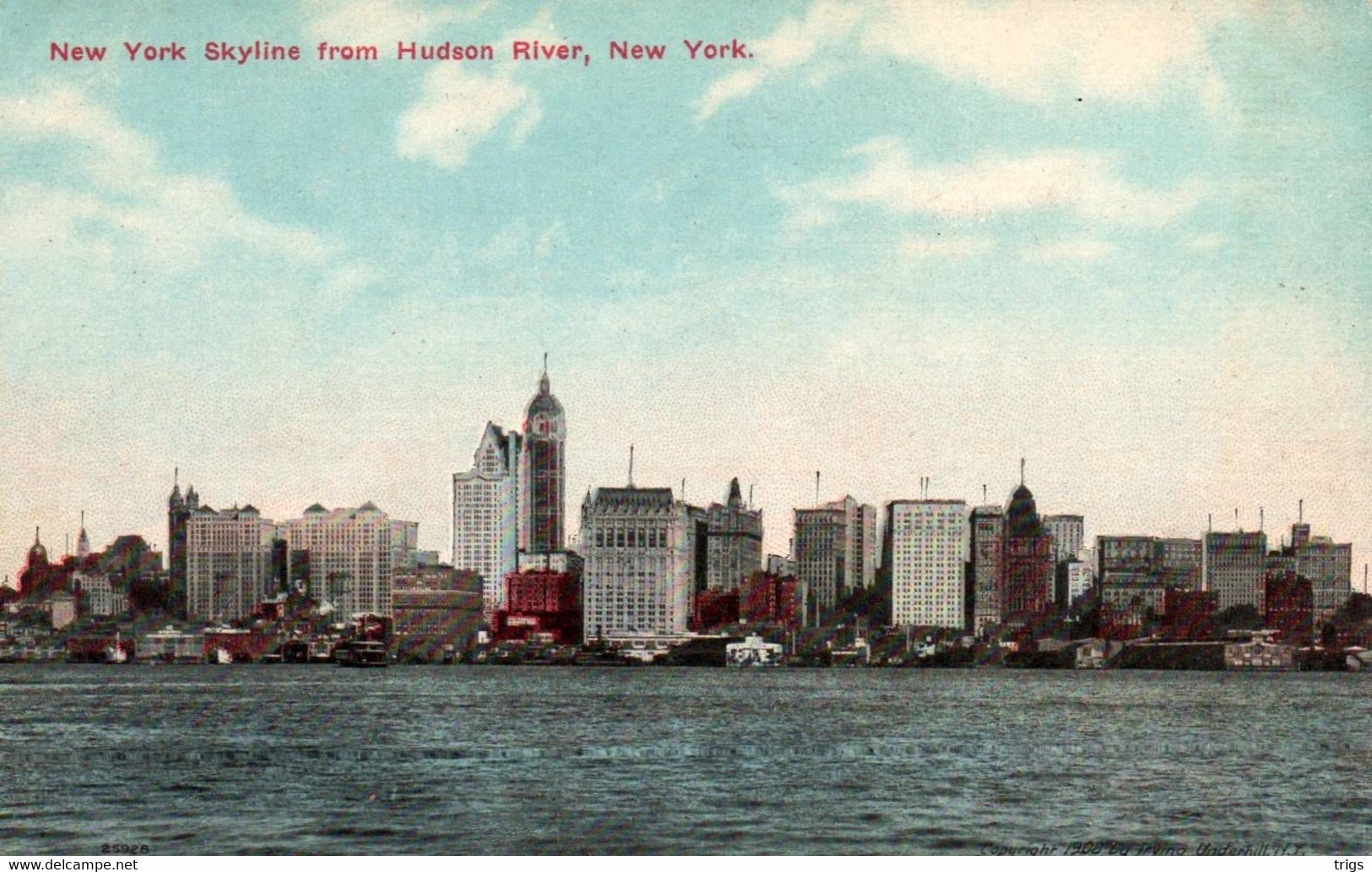 New York - Skyline From Hudson River - Panoramic Views