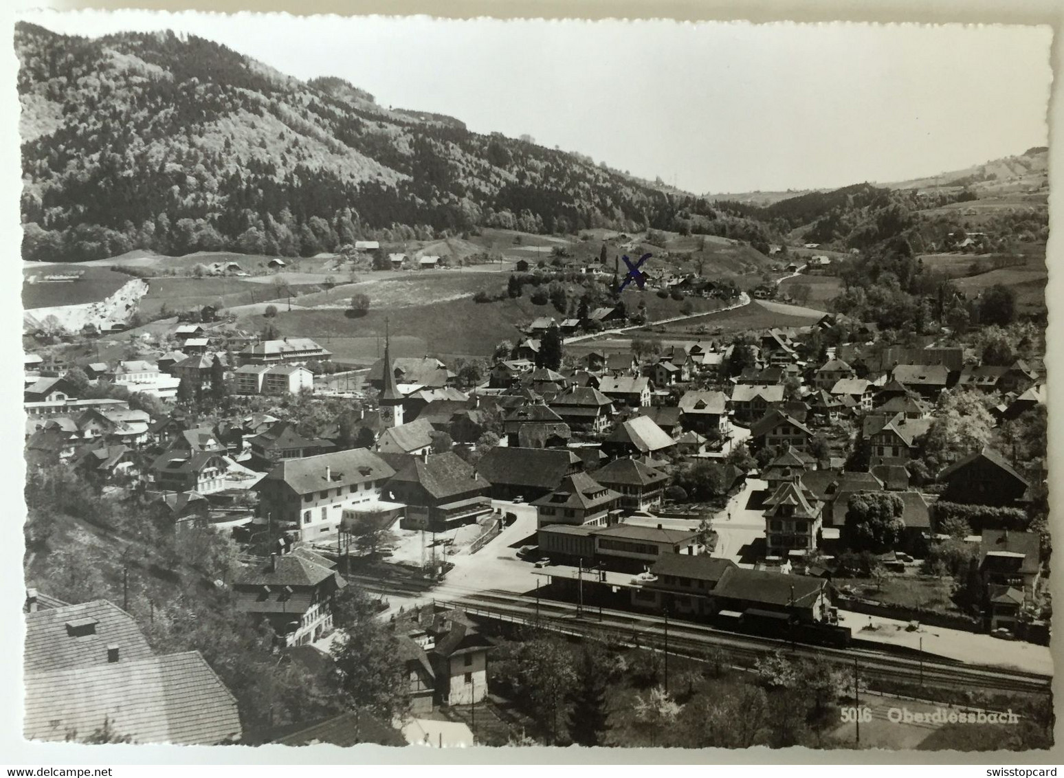 OBERDIESSBACH Ansicht Mit Bahnhof - Oberdiessbach