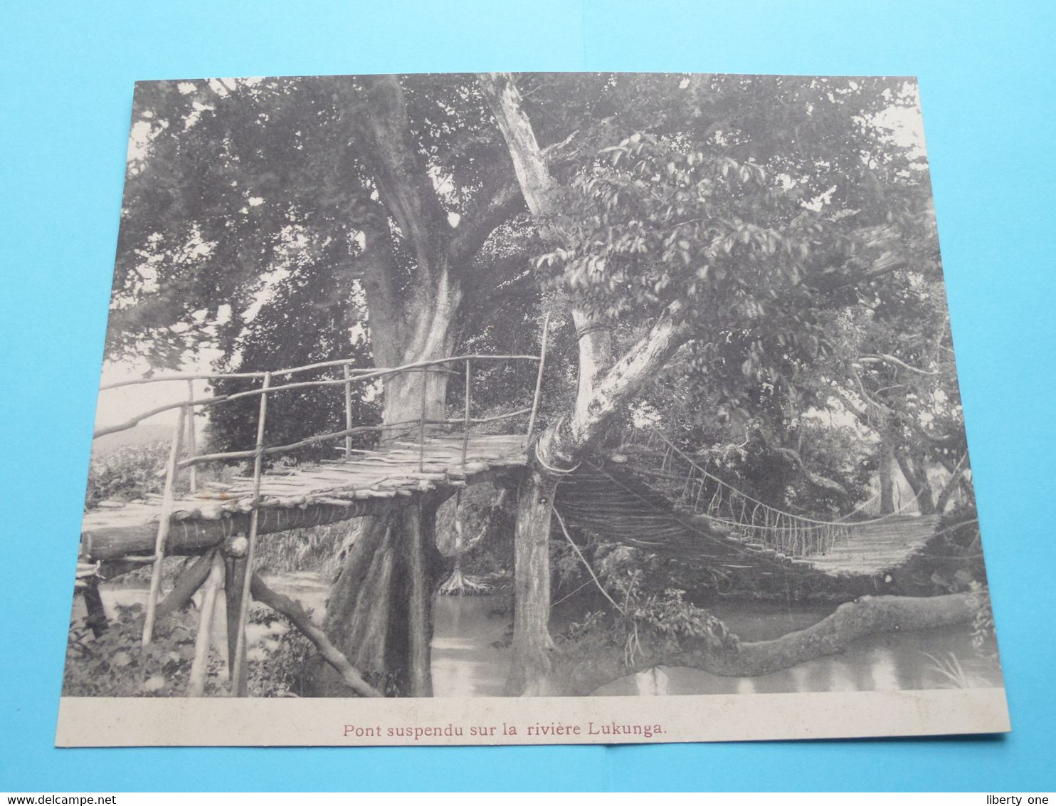 Pont Suspendu Sur La Rivière LUKUNGA ( Pictures >>> NO Postcard > Ne Pas De Carte Postale ) ! - Kinshasa - Léopoldville