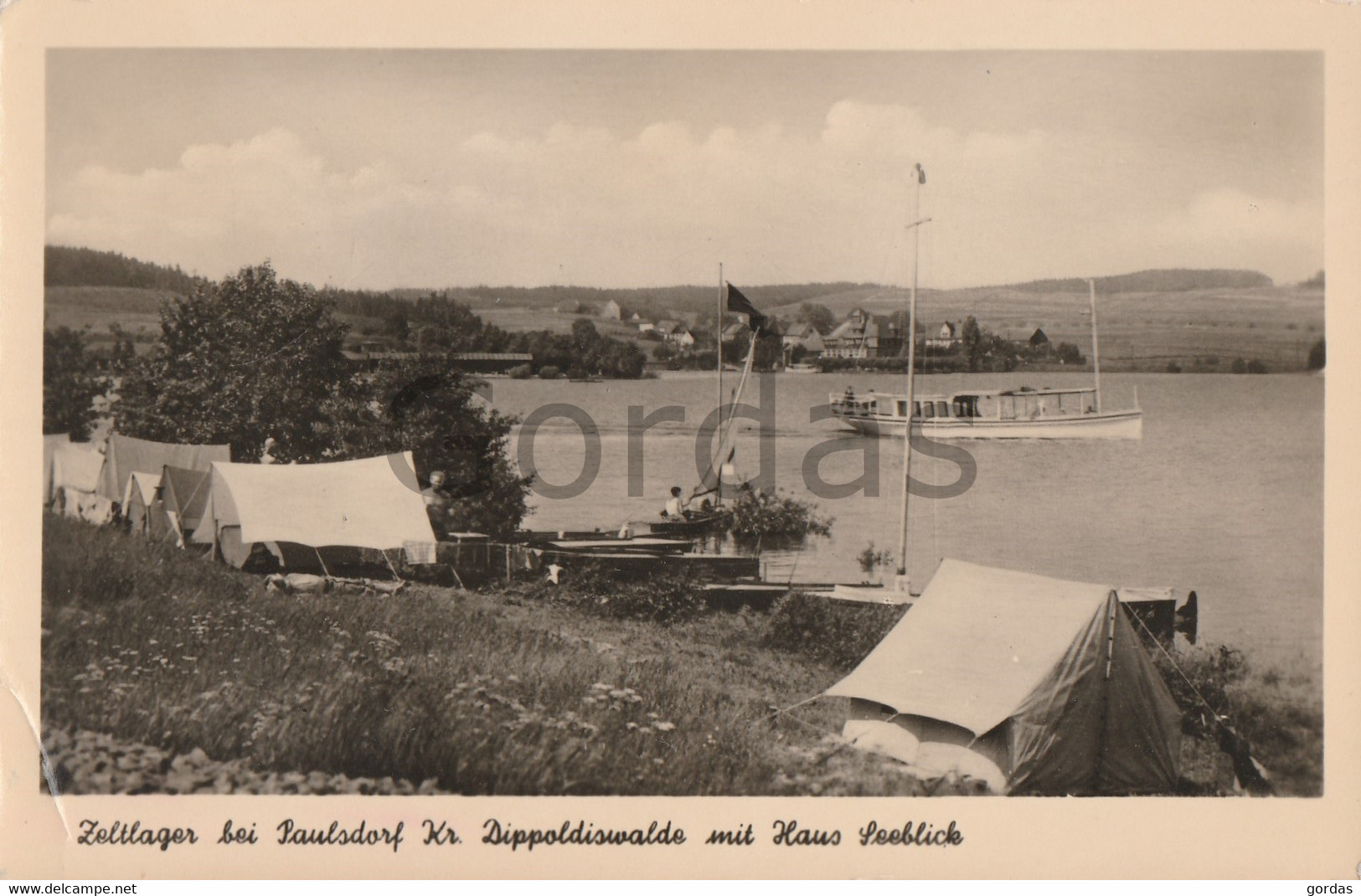 Germany - Zeltlager Bei Paulsdorf - Dippoldiswalde Mit Haus Seeblick - Dippoldiswalde