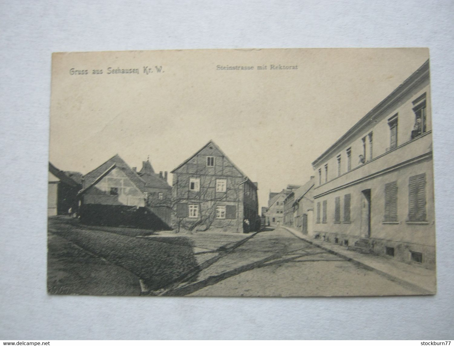 Seehausen , Wanzleben, Strasse , Seltene Karte Um 1910 - Wanzleben