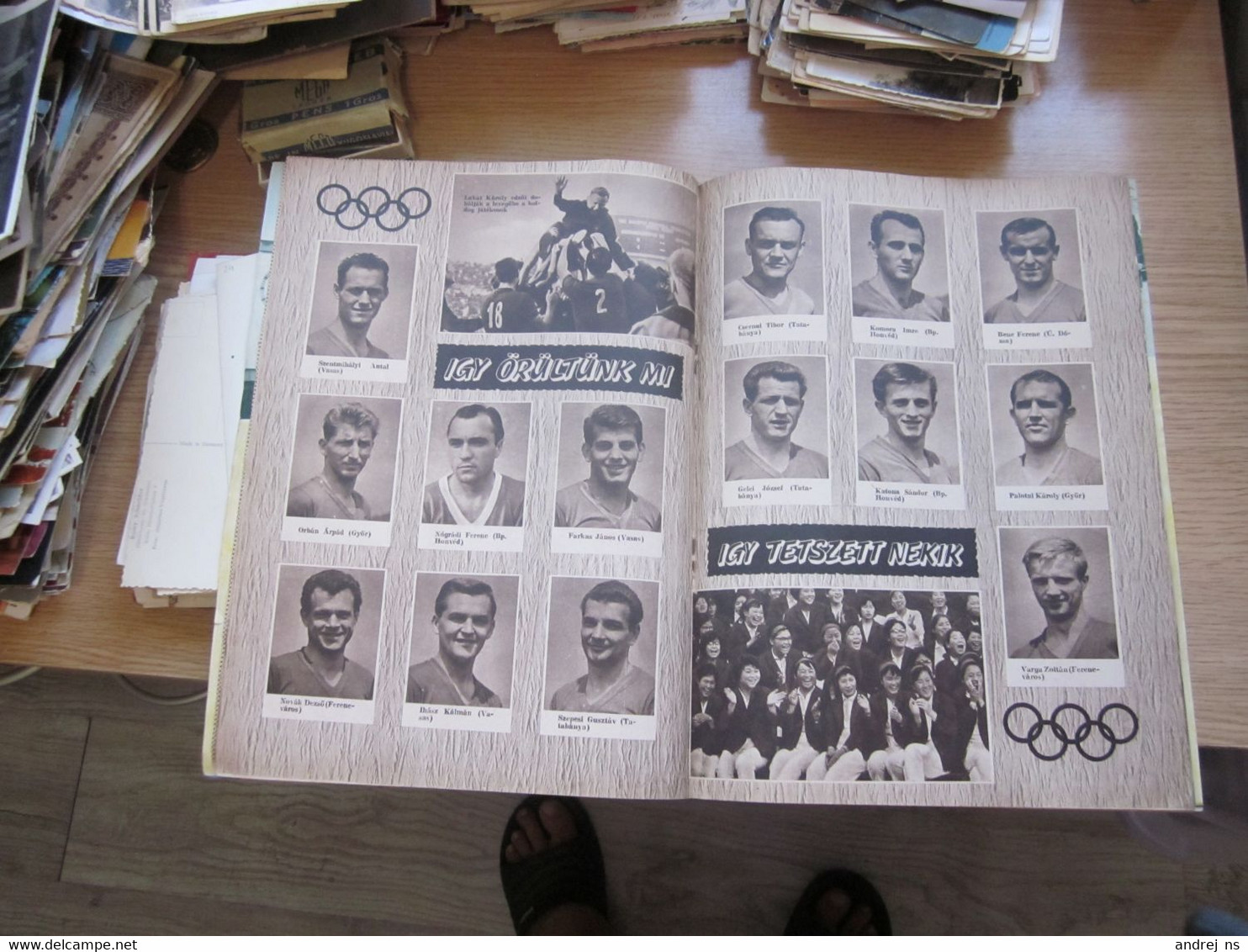 Football Olympic number 1964  Olipiai Aranyerem Labdarugas