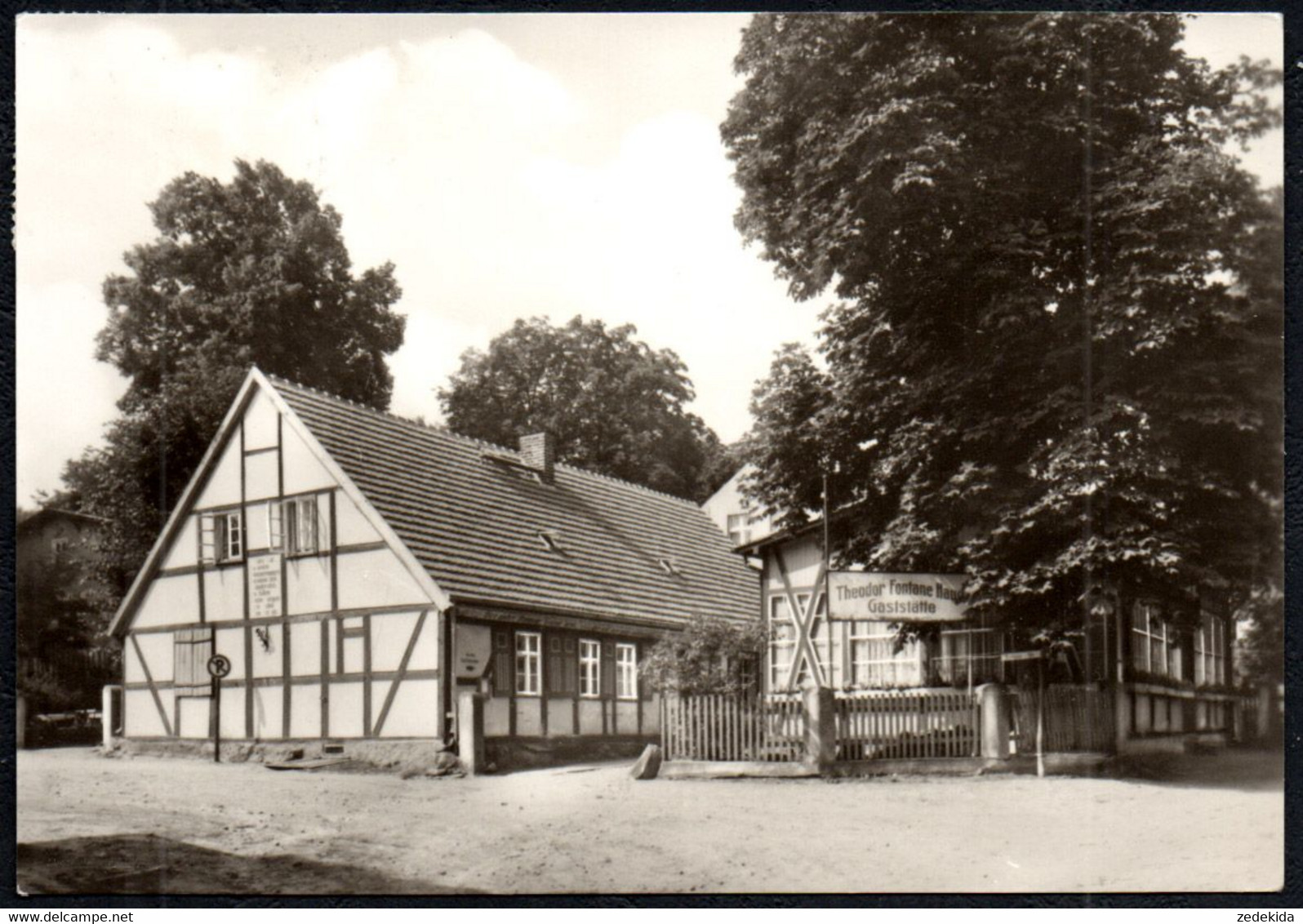 F6495 - Neuglobsow - Theodor Fontane Haus - VEB Bild Und Heimat Reichenbach - Neuglobsow