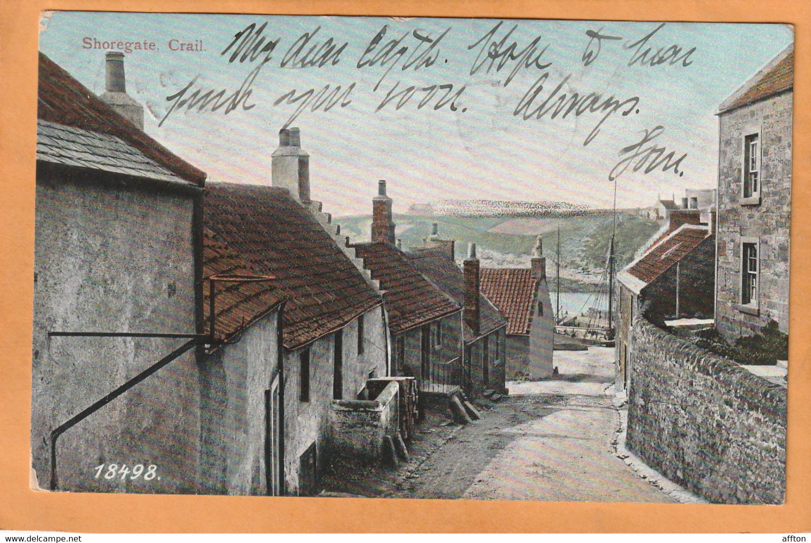 Crail UK 1906 Postcard - Fife