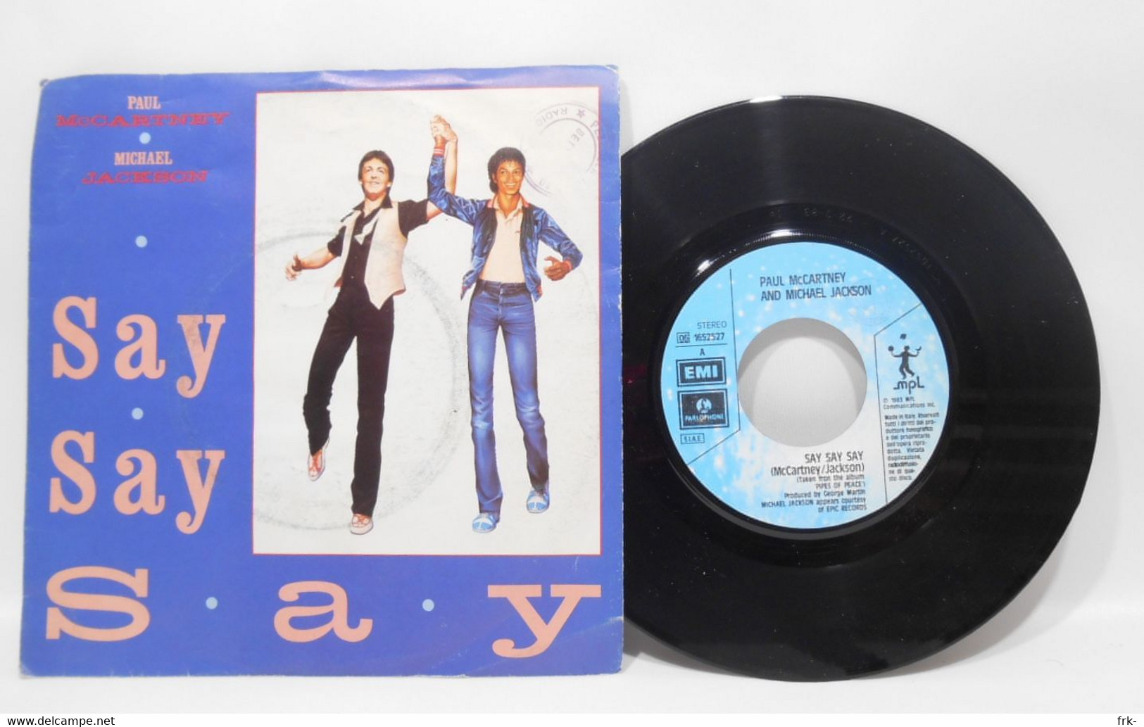 Paul Mccarteney Michel Jackson - Say Say - 45 T - Maxi-Single