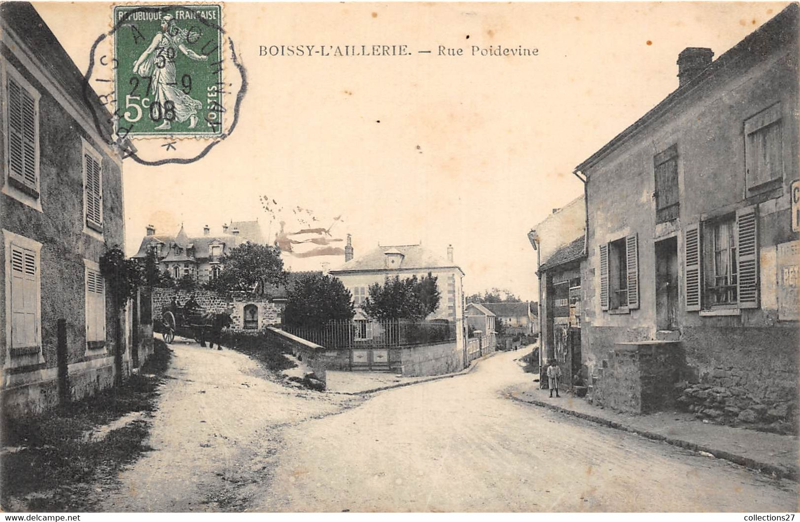 95-BOISSY-L'AILLERIE- RUE POIDEVINE - Boissy-l'Aillerie