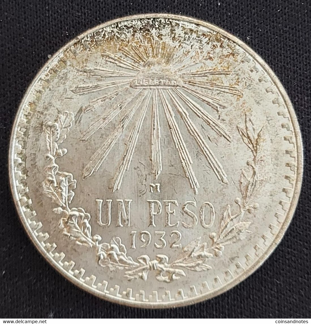Mexico 1932 - Un Peso - .720 Silver - KM# 455 - Mexique