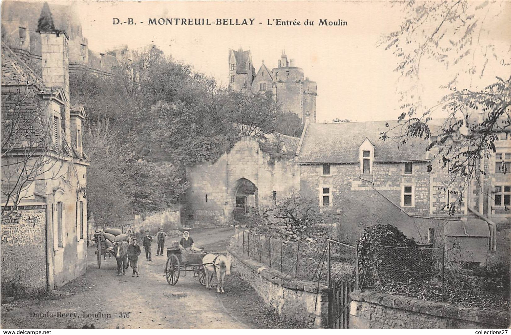 49-MONTREUIL-BELLAY- ENTREE DU MOULIN - Montreuil Bellay